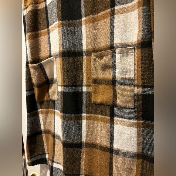 Plaid flannel mini fall dress by SHEIN in size 4 🍂🍂🍂 Soft, cozy fabric! - Picture 6 of 6